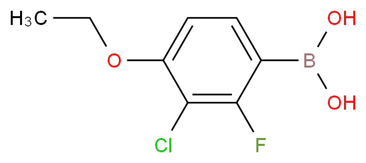 (3-Chloro-4-ethoxy-2-fluorophenyl)boronic acid_Molecular_structure_CAS_909122-50-5)