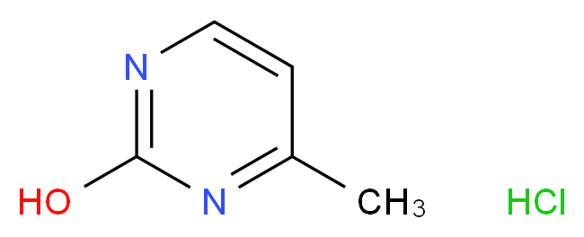 2-Hydroxy-4-methylpyrimidine hydrochloride_Molecular_structure_CAS_5348-51-6)