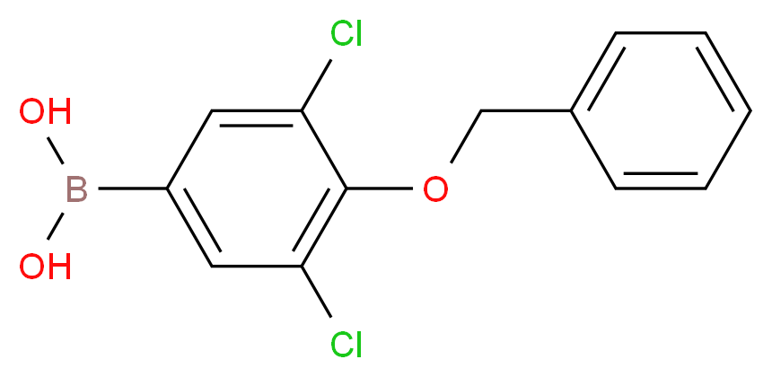 4-(BENZYLOXY)-3,5-DICHLOROPHENYLBORONIC ACID_Molecular_structure_CAS_1003298-85-8)