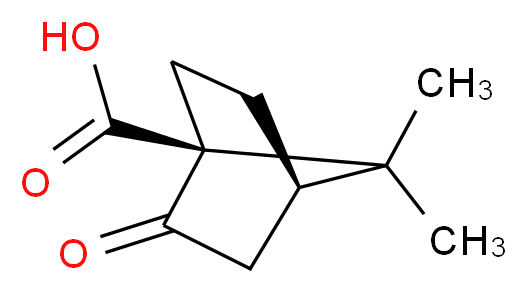 (1S,4R)-7,7-Dimethyl-2-oxobicyclo[2.2.1]heptane-1-carboxylic acid_Molecular_structure_CAS_40724-67-2)