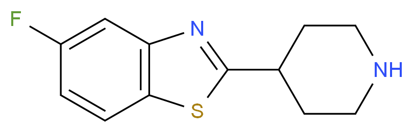 5-fluoro-2-(piperidin-4-yl)-1,3-benzothiazole_Molecular_structure_CAS_)