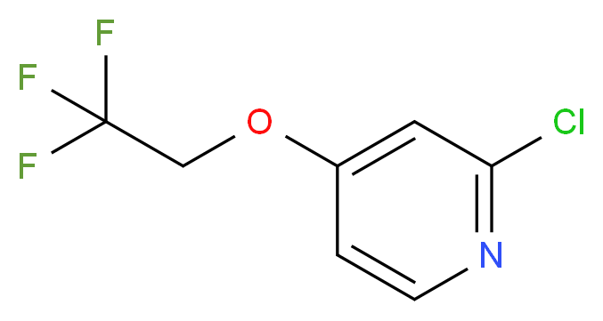 2-CHLORO-4-(2,2,2-TRIFLUORO-ETHOXY)-PYRIDINE_Molecular_structure_CAS_885277-01-0)