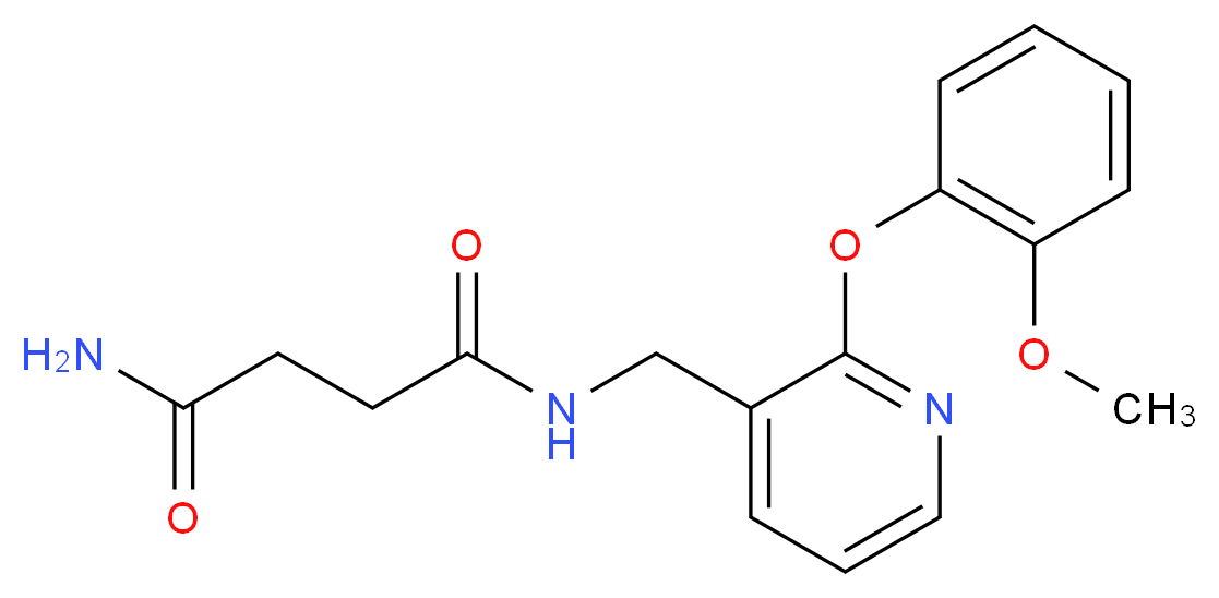 N-{[2-(2-methoxyphenoxy)pyridin-3-yl]methyl}succinamide_Molecular_structure_CAS_)