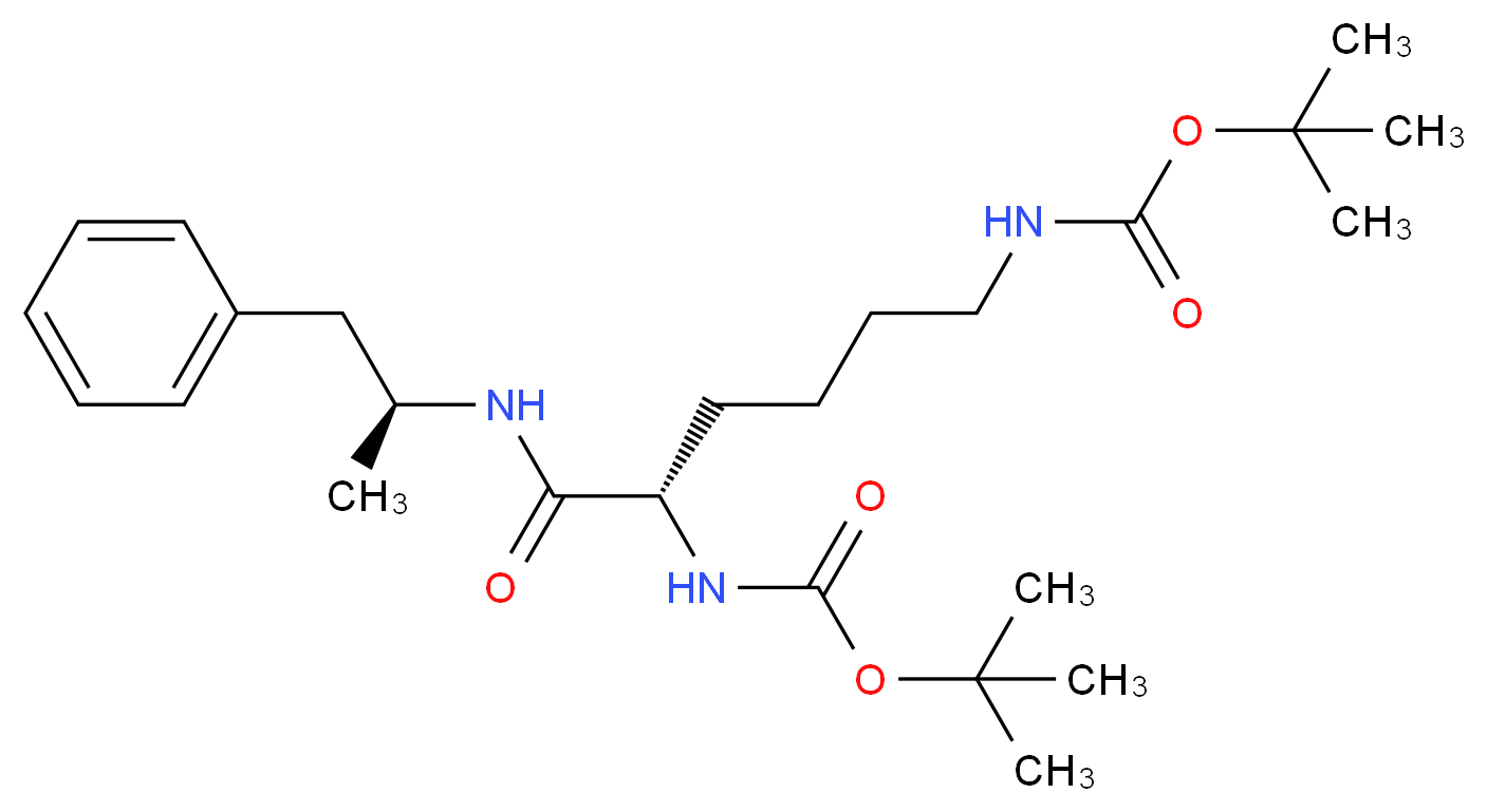 Bis(tert-Butoxycarbonyl) Lisdexamphetamine_Molecular_structure_CAS_819871-13-1)