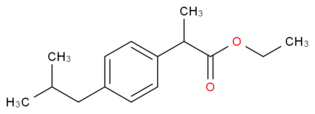 Ethyl 2-(4-isobutylphenyl)propionate_Molecular_structure_CAS_41283-72-1)