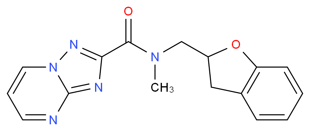 N-(2,3-dihydro-1-benzofuran-2-ylmethyl)-N-methyl[1,2,4]triazolo[1,5-a]pyrimidine-2-carboxamide_Molecular_structure_CAS_)