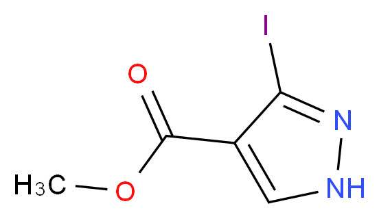 Methyl 3-iodo-1H-pyrazole-4-carboxylate_Molecular_structure_CAS_1268684-41-8)