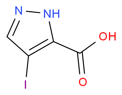 4-iodo-1H-pyrazole-3-carboxylic acid_Molecular_structure_CAS_)