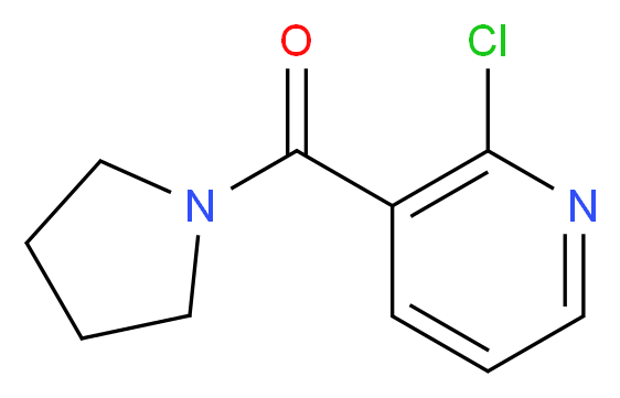 2-Chloro-3-(pyrrolidin-1-ylcarbonyl)pyridine_Molecular_structure_CAS_60597-68-4)