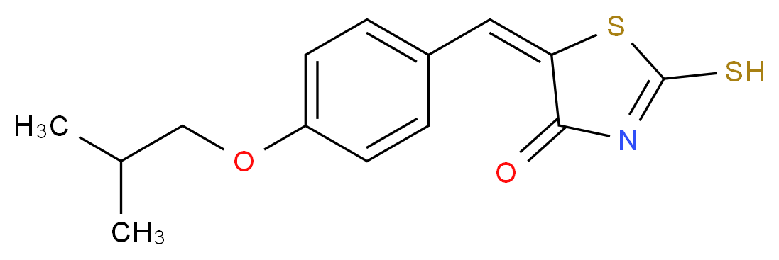 (5E)-5-(4-Isobutoxybenzylidene)-2-mercapto-1,3-thiazol-4(5H)-one_Molecular_structure_CAS_164520-75-6)