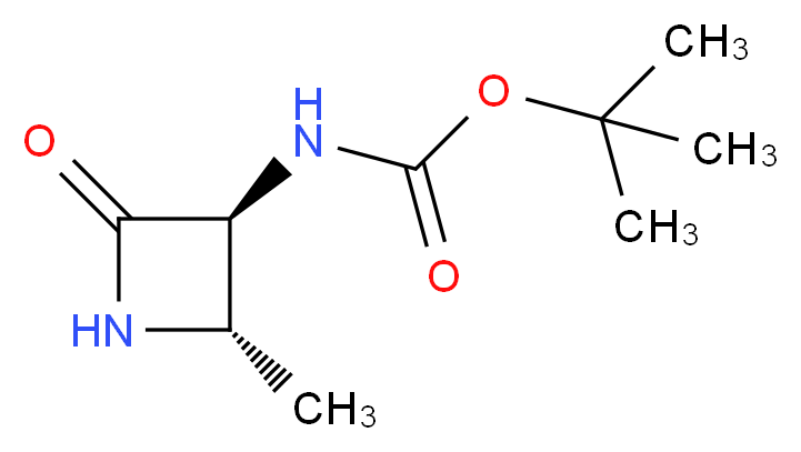 N-[(2S,3S)-2-Methyl-4-oxo-3-azetidinyl]-carbamic Acid 1,1-Dimethylethyl Ester_Molecular_structure_CAS_80582-03-2)