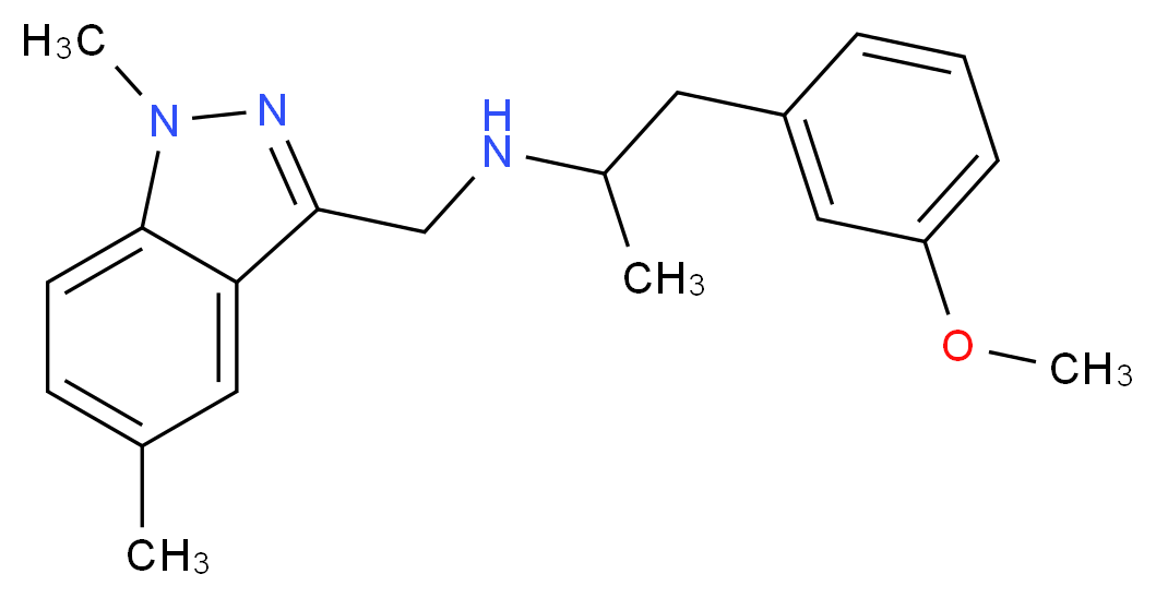 N-[(1,5-dimethyl-1H-indazol-3-yl)methyl]-1-(3-methoxyphenyl)propan-2-amine_Molecular_structure_CAS_)