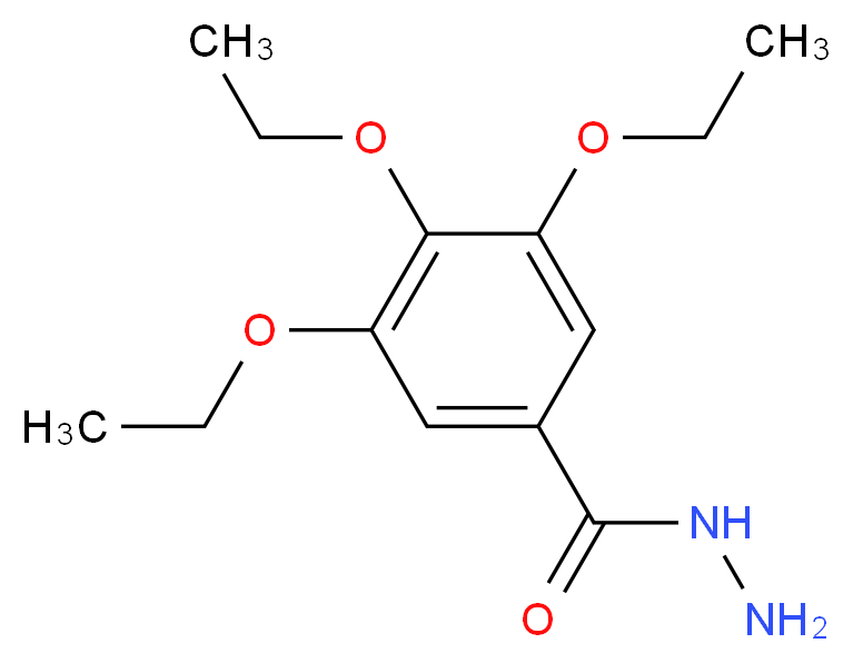 3,4,5-Triethoxybenzohydrazide_Molecular_structure_CAS_)