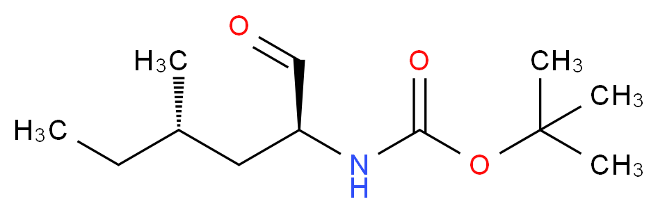 TERT-BUTYL [(1S,3S)-1-FORMYL-3-METHYLPENTYL]CARBAMATE_Molecular_structure_CAS_87694-55-1)