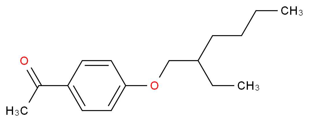 1-{4-[(2-ethylhexyl)oxy]phenyl}ethanone_Molecular_structure_CAS_)