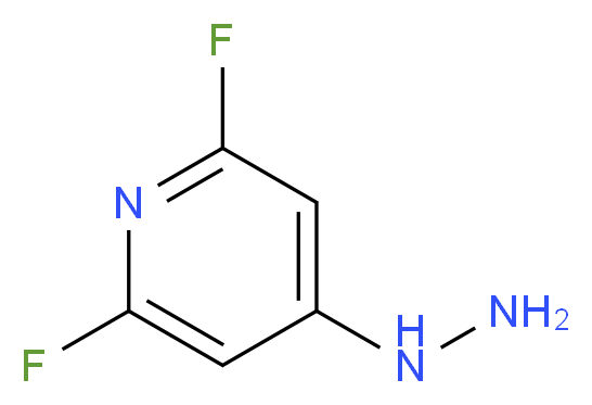 2,6-Difluoro-4-hydrazinopyridine_Molecular_structure_CAS_)