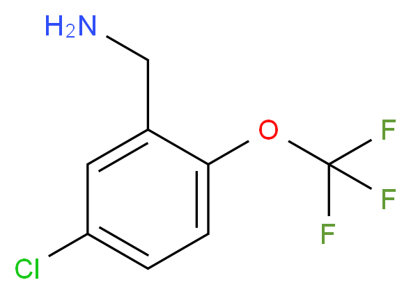 (5-Chloro-2-(trifluoromethoxy)phenyl)methanamine_Molecular_structure_CAS_874821-50-8)
