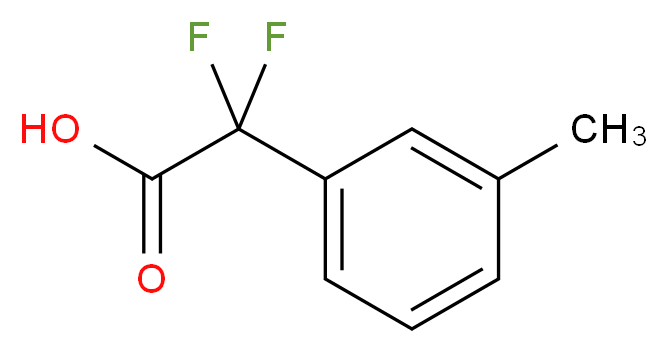 2,2-difluoro-2-(3-methylphenyl)acetic acid_Molecular_structure_CAS_)