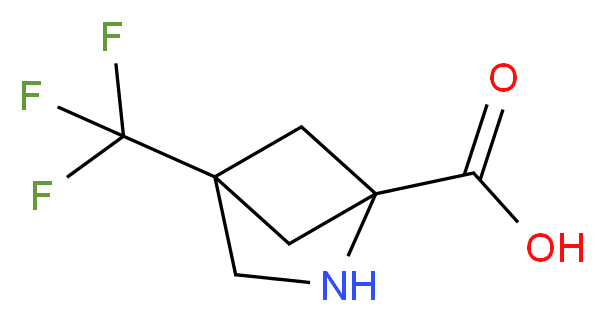 4-(trifluoromethyl)-2-azabicyclo[2.1.1]hexane-1-carboxylic acid_Molecular_structure_CAS_)