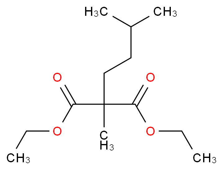 diethyl 2-isopentyl-2-methylmalonate_Molecular_structure_CAS_121823-85-6)