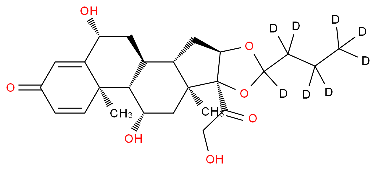 6β-Hydroxy Budesonide-d8_Molecular_structure_CAS_)