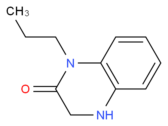 1-Propyl-3,4-dihydroquinoxalin-2(1H)-one_Molecular_structure_CAS_66366-87-8)