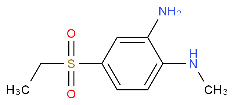 4-(Ethylsulfonyl)-N1-methylbenzene-1,2-diamine_Molecular_structure_CAS_68502-19-2)