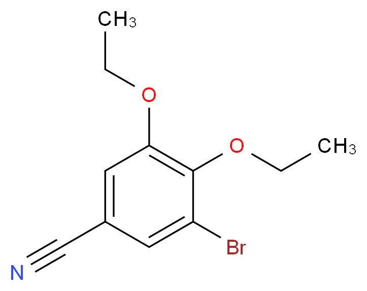 3-Bromo-4,5-diethoxybenzonitrile_Molecular_structure_CAS_514856-13-4)