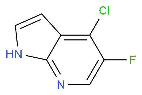 4-Chloro-5-fluoro-1H-pyrrolo[2,3-b]pyridine_Molecular_structure_CAS_882033-66-1)