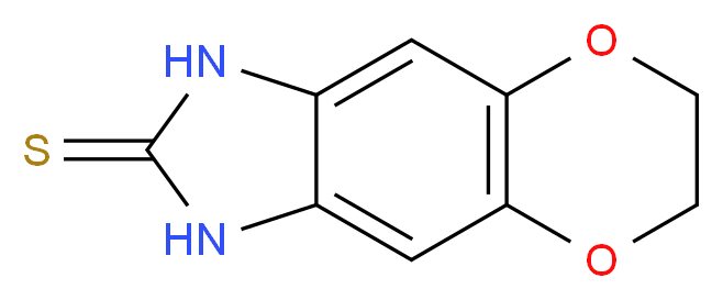 1,3,6,7-Tetrahydro-2H-[1,4]dioxino[2,3-f]-benzimidazole-2-thione_Molecular_structure_CAS_81864-47-3)