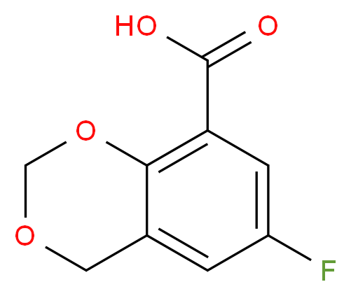 6-Fluoro-4H-1,3-benzodioxine-8-carboxylic acid_Molecular_structure_CAS_321309-28-8)