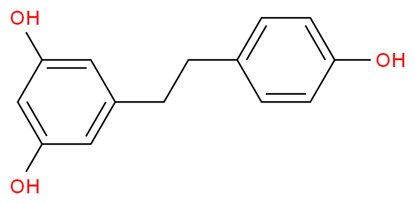 5-[2-(4-hydroxyphenyl)ethyl]benzene-1,3-diol_Molecular_structure_CAS_)