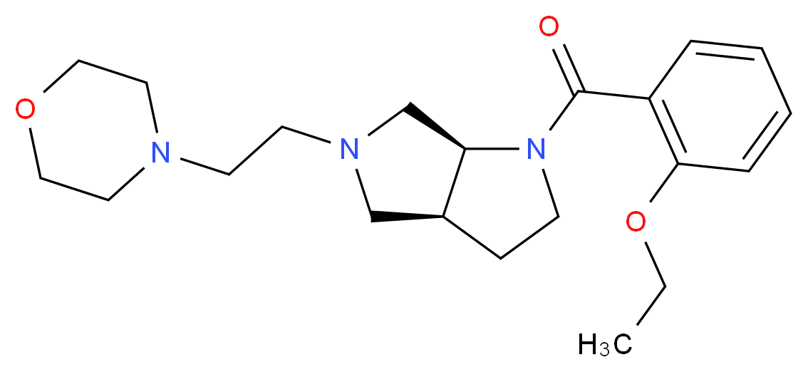 (3aS,6aS)-1-(2-ethoxybenzoyl)-5-(2-morpholin-4-ylethyl)octahydropyrrolo[3,4-b]pyrrole_Molecular_structure_CAS_)