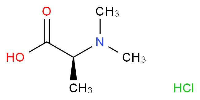 (2S)-2-(dimethylamino)propanoic acid hydrochloride_Molecular_structure_CAS_)