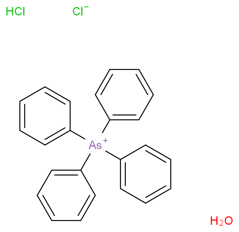 Tetraphenylarsonium(V) chloride hydrochloride hydrate_Molecular_structure_CAS_123334-18-9)