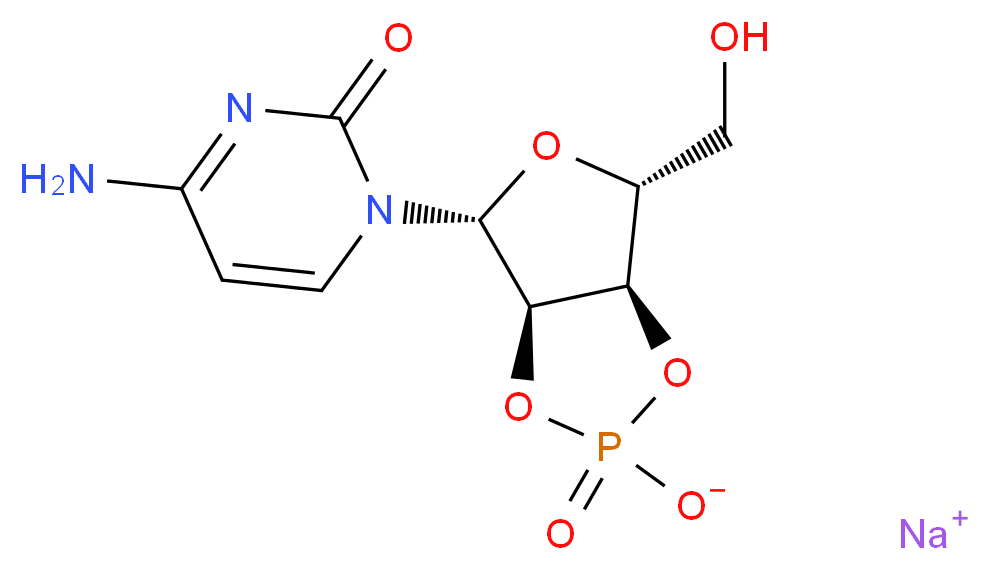 Cytidine 2′:3′-cyclic mono-phos-phate monosodium salt_Molecular_structure_CAS_15718-51-1)