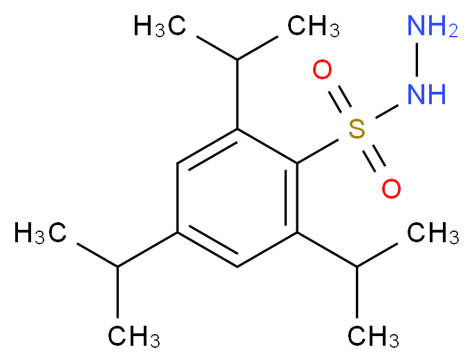 2,4,6-Triisopropylbenzenesulfonohydrazide_Molecular_structure_CAS_39085-59-1)