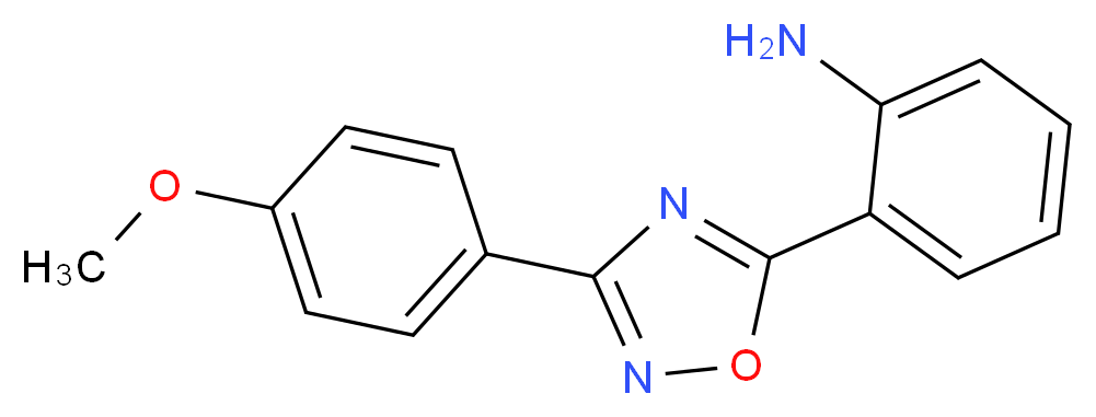 2-(3-(4-methoxyphenyl)-1,2,4-oxadiazol-5-yl)aniline_Molecular_structure_CAS_)