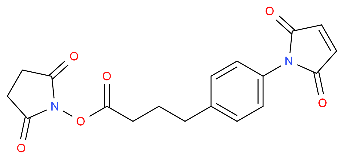 4-(4-Maleimidophenyl)butyric acid N-hydroxysuccinimide ester_Molecular_structure_CAS_79886-55-8)