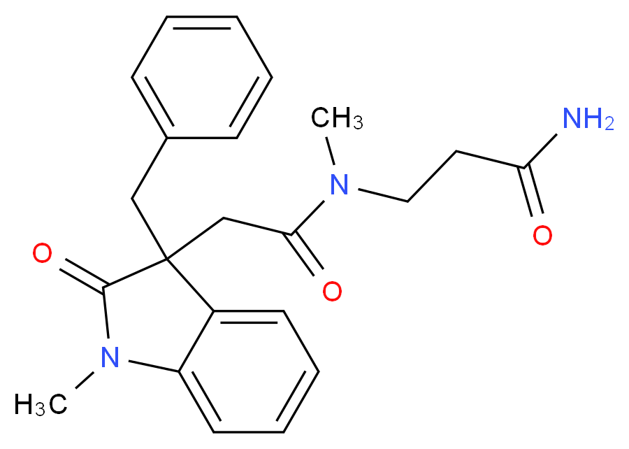 3-[[(3-benzyl-1-methyl-2-oxo-2,3-dihydro-1H-indol-3-yl)acetyl](methyl)amino]propanamide_Molecular_structure_CAS_)