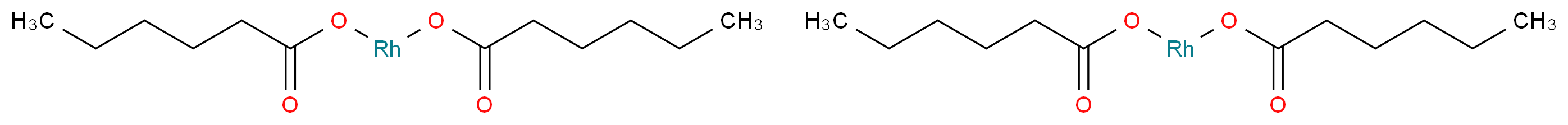 Rhodium(II) hexanoate, dimer_Molecular_structure_CAS_62728-89-6)