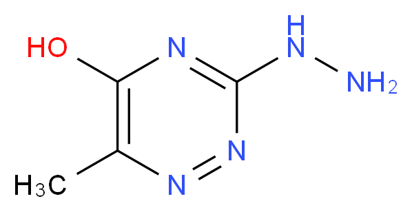 3-hydrazino-6-methyl-1,2,4-triazin-5-ol_Molecular_structure_CAS_)