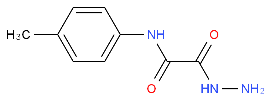 2-Hydrazino-N-(4-methylphenyl)-2-oxoacetamide_Molecular_structure_CAS_)