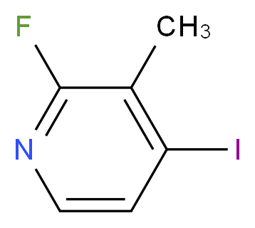 2-Fluoro-4-iodo-3-picoline_Molecular_structure_CAS_153034-80-1)