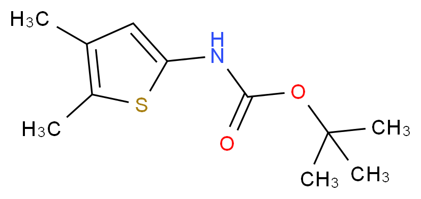 tert-butyl N-(4,5-dimethylthiophen-2-yl)carbamate_Molecular_structure_CAS_)