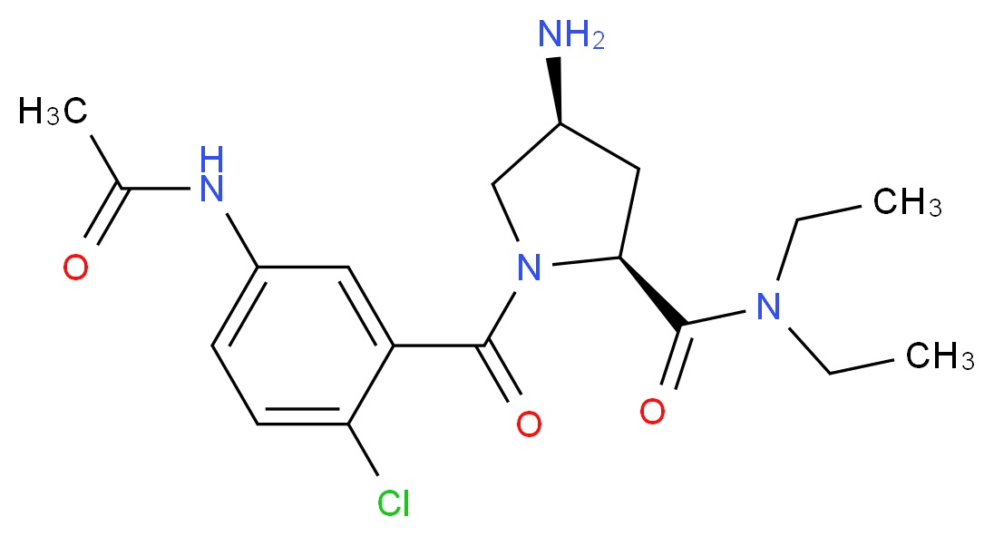 (4S)-1-[5-(acetylamino)-2-chlorobenzoyl]-4-amino-N,N-diethyl-L-prolinamide_Molecular_structure_CAS_)