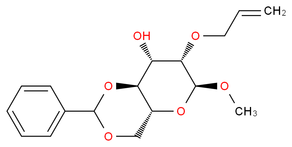 Methyl 2-O-Allyl-4,6-O-benzylidene-α-D-mannopyranoside_Molecular_structure_CAS_82228-09-9)