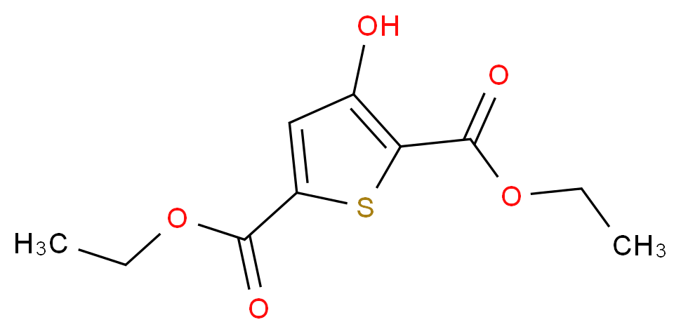 diethyl 3-hydroxythiophene-2,5-dicarboxylate_Molecular_structure_CAS_99187-10-7)