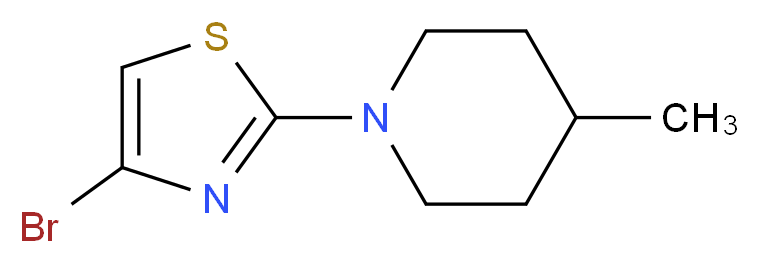 2-(4-METHYLPIPERIDIN-1-YL)-4-BROMOTHIAZOLE_Molecular_structure_CAS_)