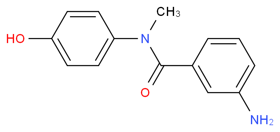 3-amino-N-(4-hydroxyphenyl)-N-methylbenzamide_Molecular_structure_CAS_)